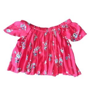 📌Off the shoulder and cropped top